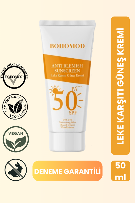 Bohomod 50 SPF Leke Karşıtı Güneş Kremi